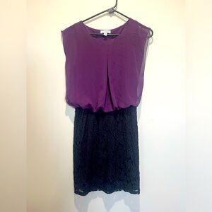 Speckless Purple Sleevless Dress Size M